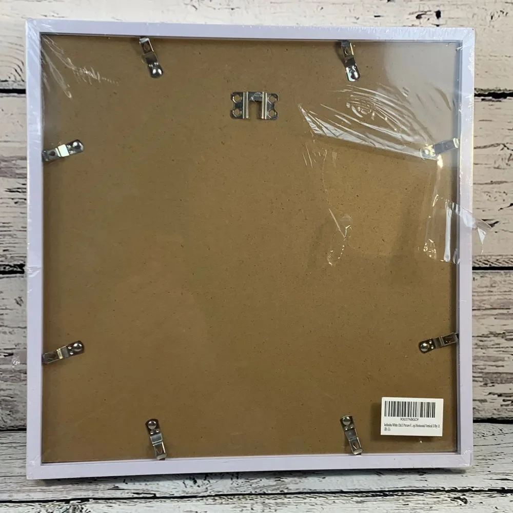 3- Pack Modern White Frame Wall Art Decorative Picture LP Cover‎ 13x13